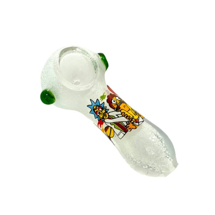 3 Glow In The Dark DUB DUB Bowl Hand Pipe Rick and morty 1