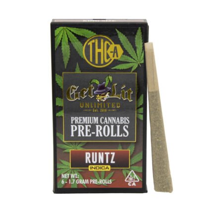 Get Lit Premium THCa Pre Rolls - Runtz
